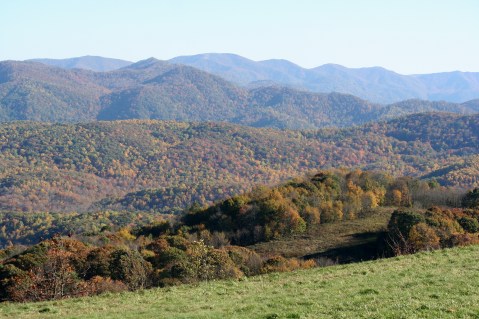 Here's another view from Max Patch, near the NC-TN border.