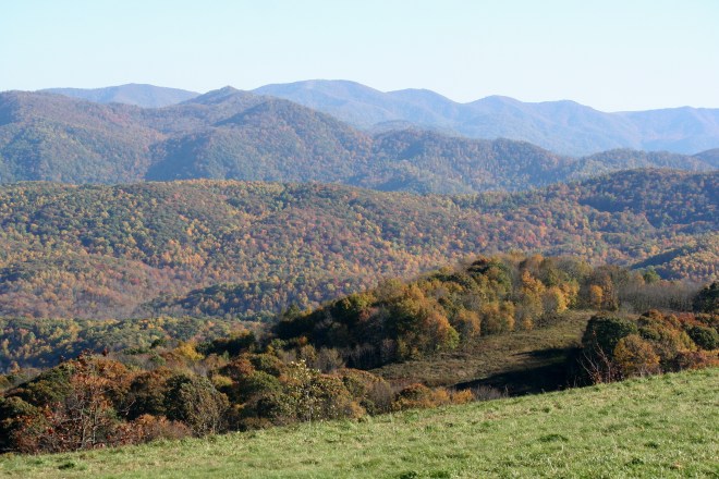 Here's another view from Max Patch, near the NC-TN border.