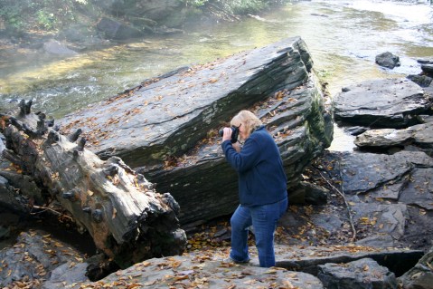Trish went the extra mile to get good photos.