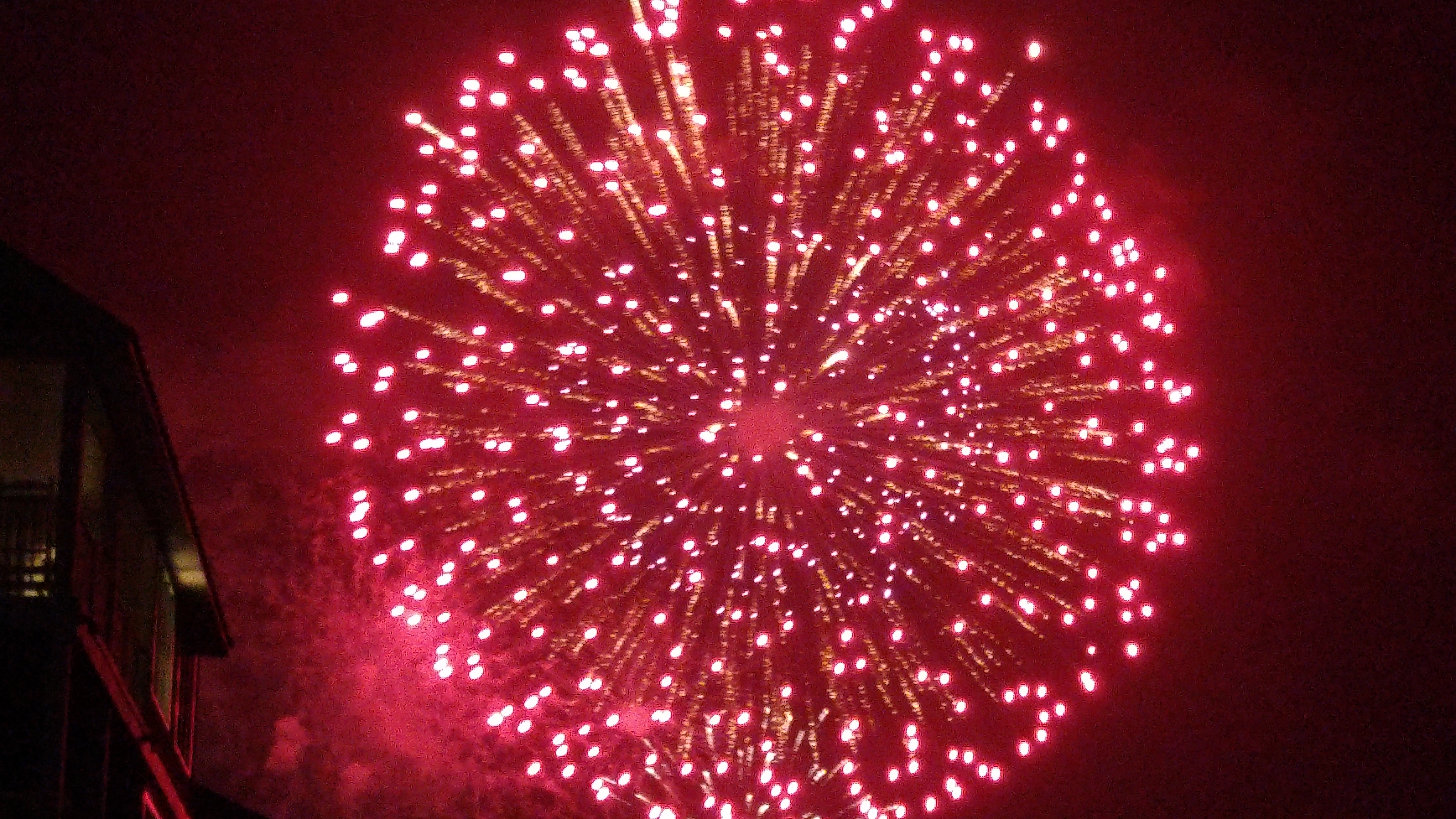 Fireworks light up the sky on the Morehead City waterfront.